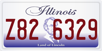 IL license plate Z826329
