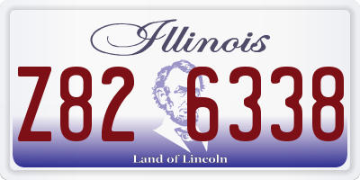 IL license plate Z826338