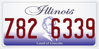 IL license plate Z826339
