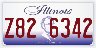 IL license plate Z826342