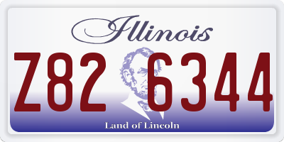 IL license plate Z826344