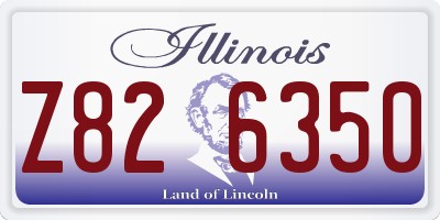 IL license plate Z826350