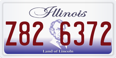 IL license plate Z826372