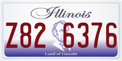 IL license plate Z826376
