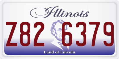 IL license plate Z826379