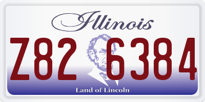 IL license plate Z826384