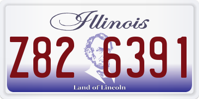 IL license plate Z826391