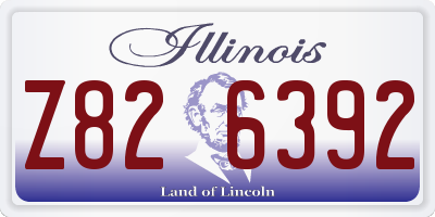 IL license plate Z826392