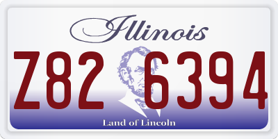 IL license plate Z826394