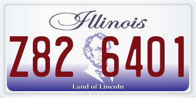 IL license plate Z826401