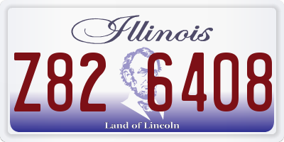 IL license plate Z826408