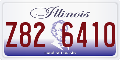 IL license plate Z826410