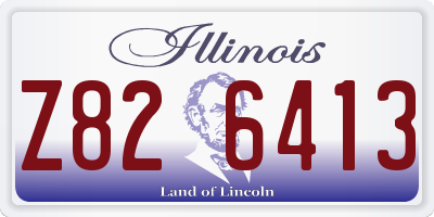 IL license plate Z826413