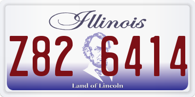 IL license plate Z826414