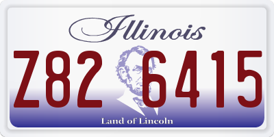 IL license plate Z826415