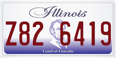 IL license plate Z826419