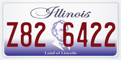 IL license plate Z826422