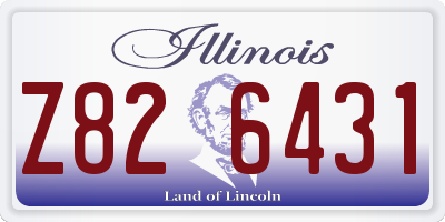 IL license plate Z826431