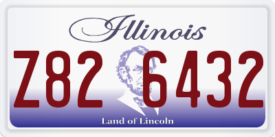 IL license plate Z826432