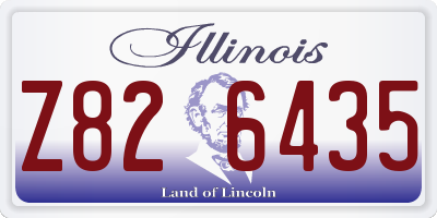IL license plate Z826435