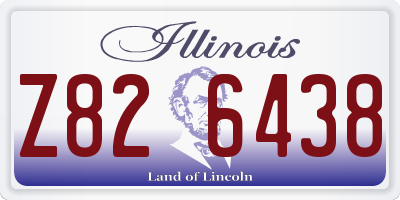 IL license plate Z826438