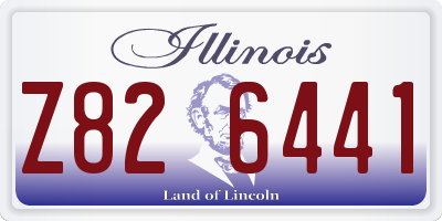 IL license plate Z826441