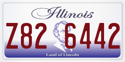 IL license plate Z826442
