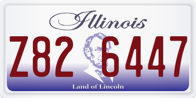 IL license plate Z826447