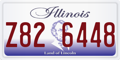 IL license plate Z826448
