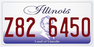 IL license plate Z826450