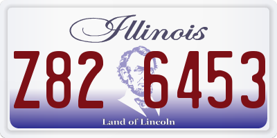 IL license plate Z826453
