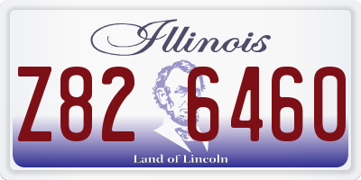 IL license plate Z826460