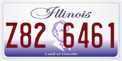 IL license plate Z826461