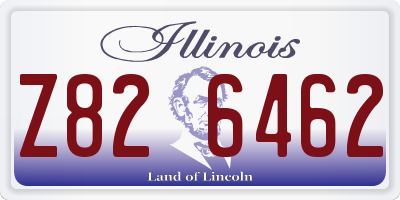 IL license plate Z826462