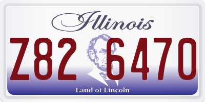 IL license plate Z826470