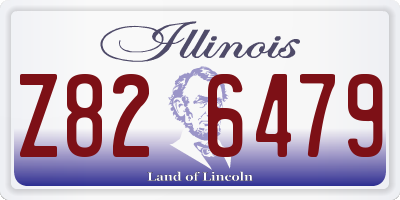 IL license plate Z826479
