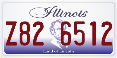 IL license plate Z826512