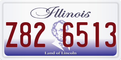 IL license plate Z826513