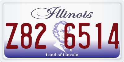 IL license plate Z826514