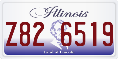 IL license plate Z826519