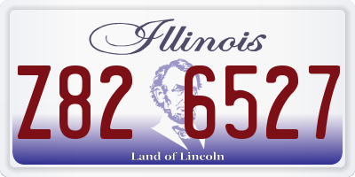 IL license plate Z826527