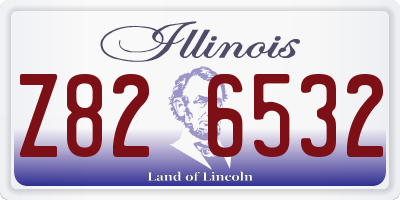 IL license plate Z826532