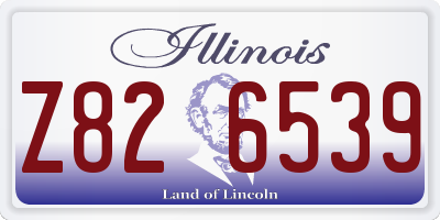 IL license plate Z826539