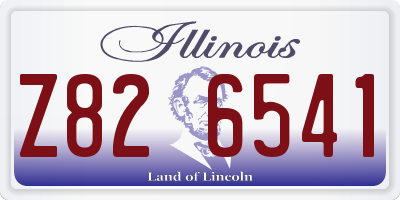 IL license plate Z826541