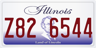 IL license plate Z826544