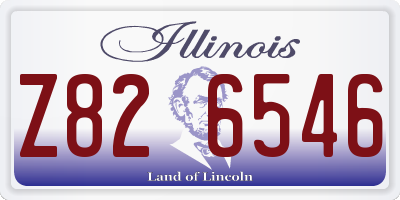 IL license plate Z826546