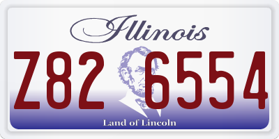 IL license plate Z826554