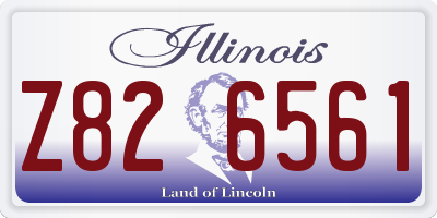 IL license plate Z826561