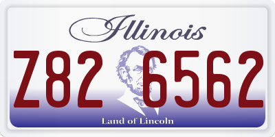 IL license plate Z826562