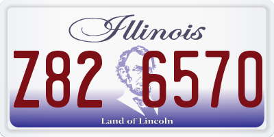 IL license plate Z826570